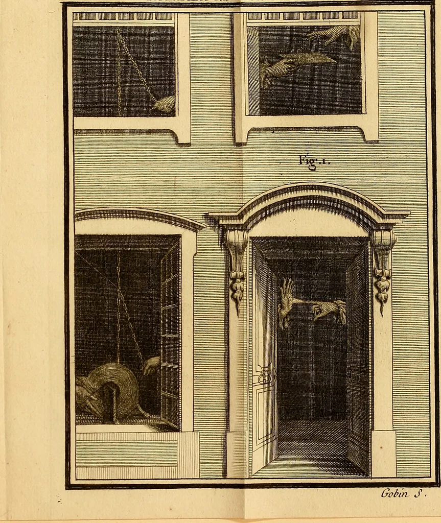 An illustration from Recherches sur les causes particulieres des phénoménes électriques : et sur les effets nuisibles ou avantageux qu'on peut en attendre, 1749, leaf 160