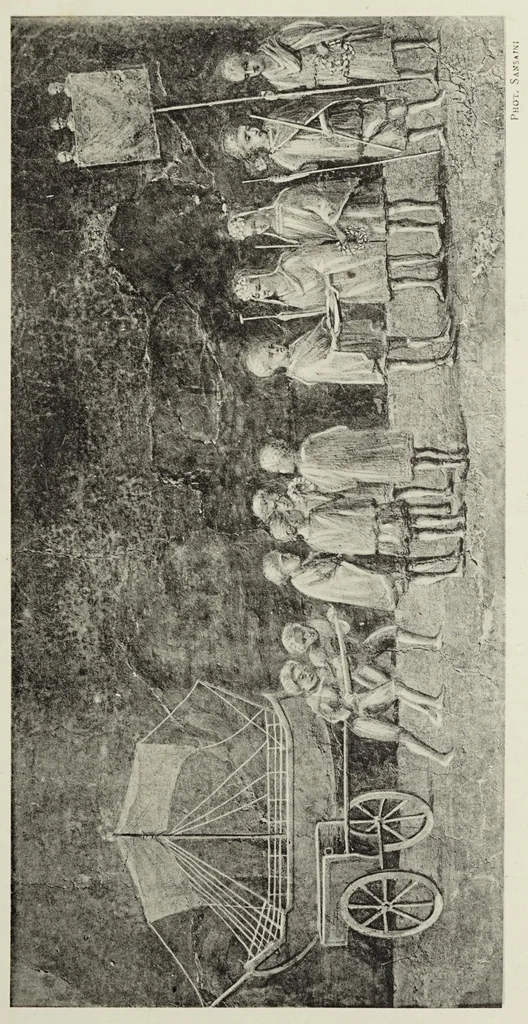 An illustration from Recherches sur les jeux romains, 1923, leaf 61