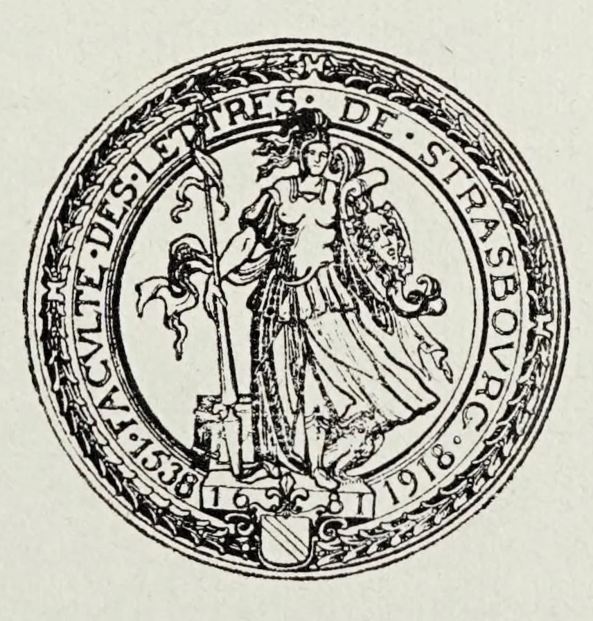 An illustration from Recherches sur les jeux romains, 1923, leaf 9