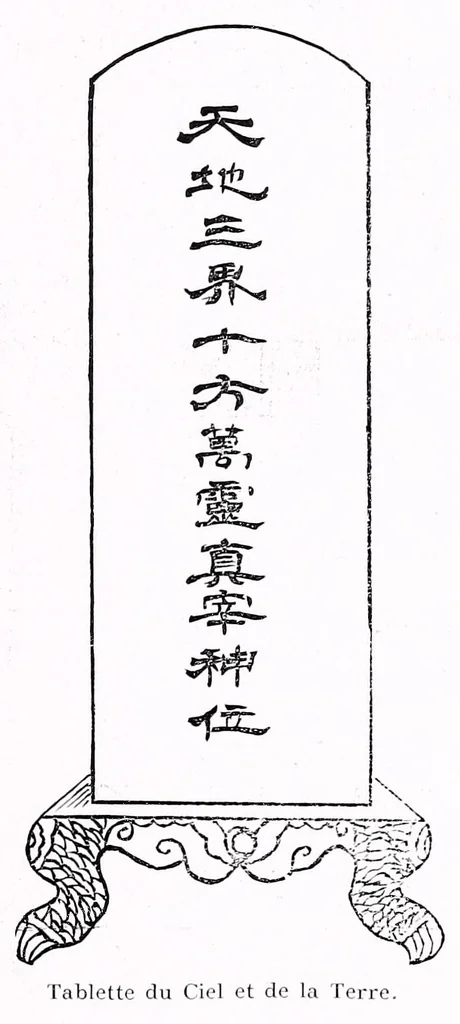 An illustration from Recherches sur les superstitions en Chine, 1911, leaf 105
