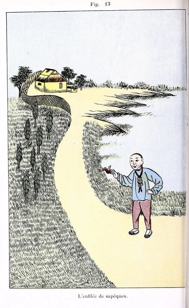 An illustration from Recherches sur les superstitions en Chine, 1911, leaf 66