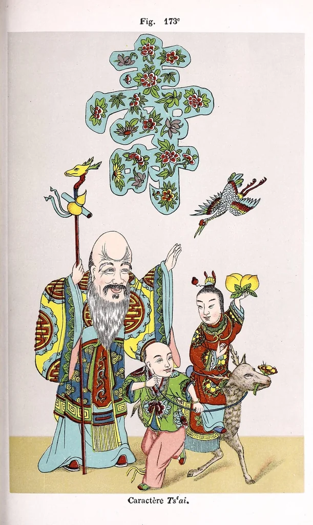 An illustration from Recherches sur les superstitions en Chine, 1911, leaf 149