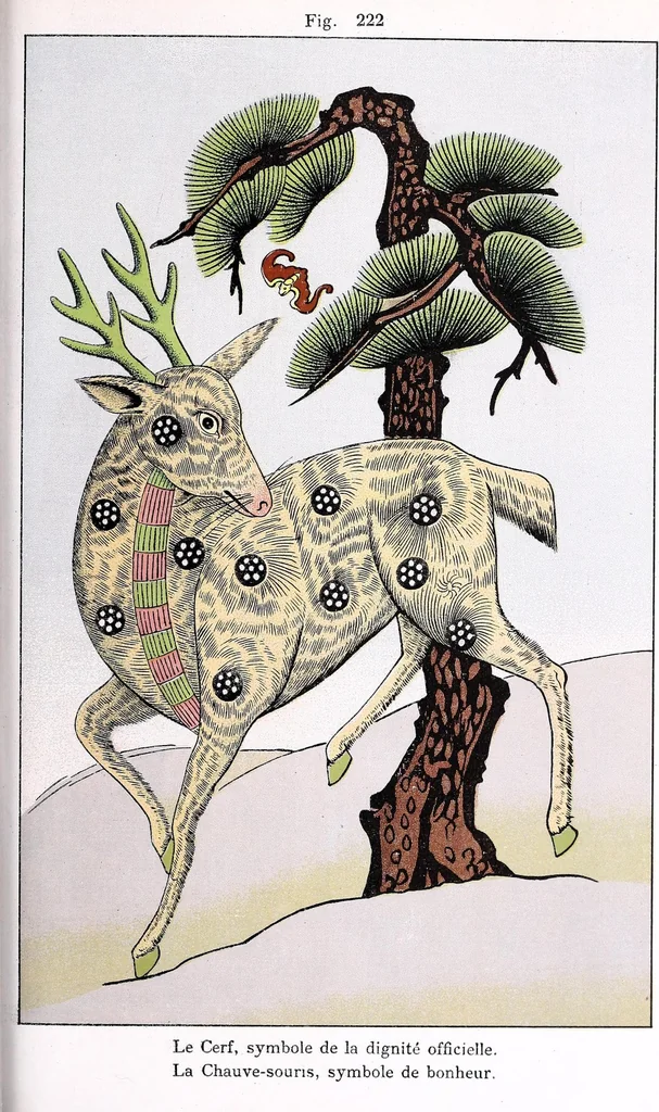 An illustration from Recherches sur les superstitions en Chine, 1911, leaf 245