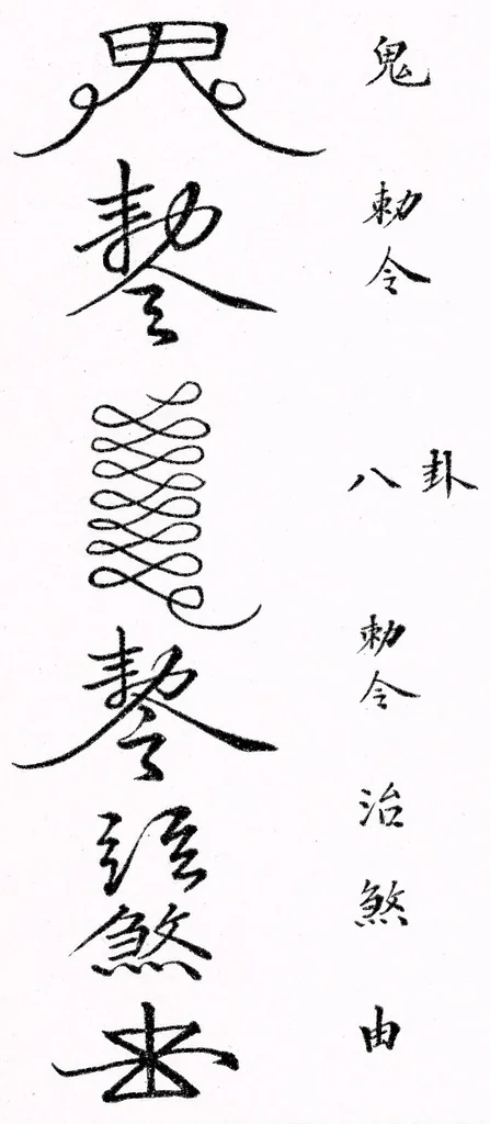 An illustration from Recherches sur les superstitions en Chine, 1911, leaf 135