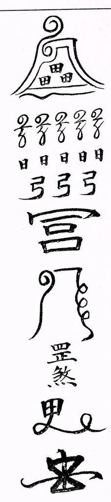 An illustration from Recherches sur les superstitions en Chine, 1911, leaf 172