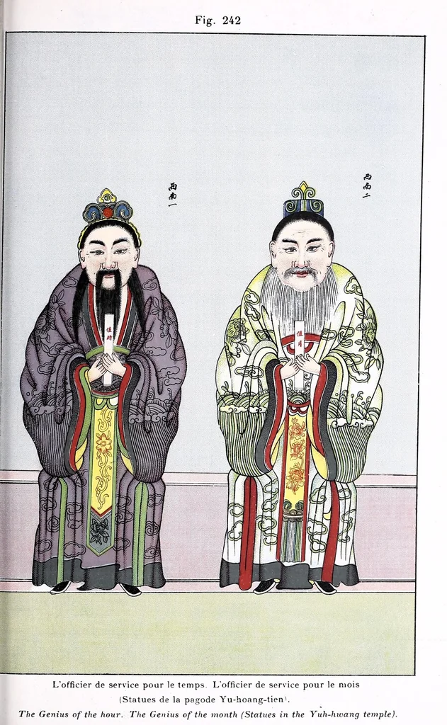 An illustration from Recherches sur les superstitions en Chine, 1911, leaf 235