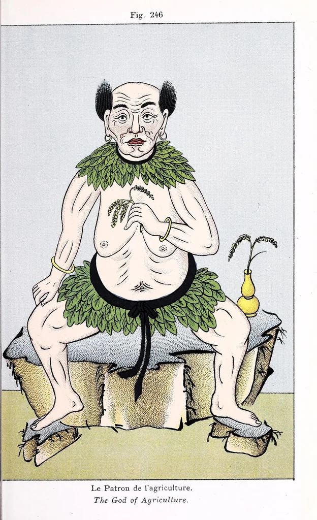 An illustration from Recherches sur les superstitions en Chine, 1911, leaf 19