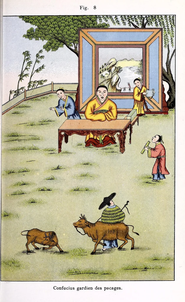 An illustration from Recherches sur les superstitions en Chine, 1911, leaf 53