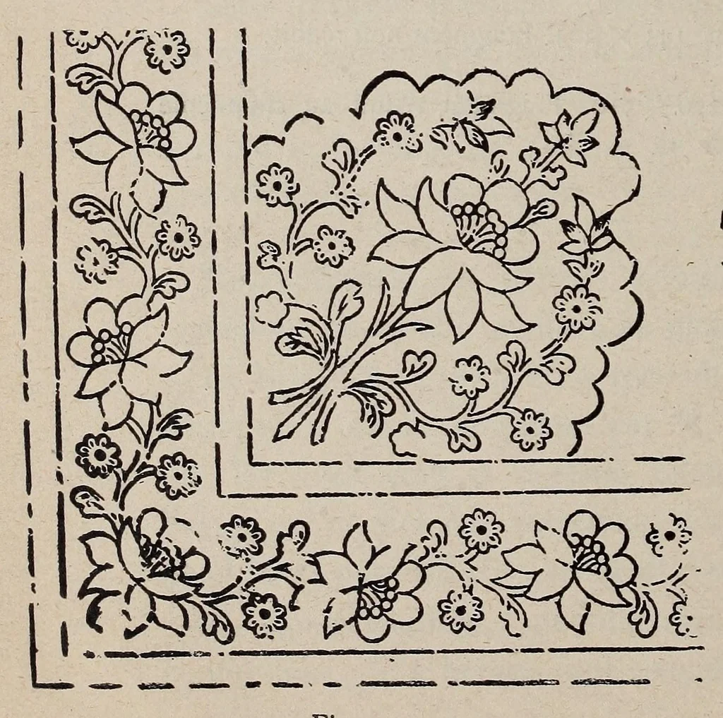 An illustration from Recherches sur l'impression des toiles dites "indiennes" a Troyes (1766-1828), 1913, leaf 86
