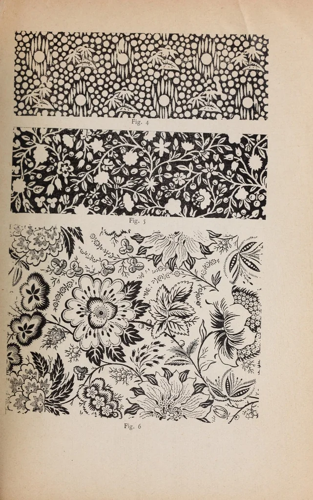 An illustration from Recherches sur l'impression des toiles dites "indiennes" a Troyes (1766-1828), 1913, leaf 87