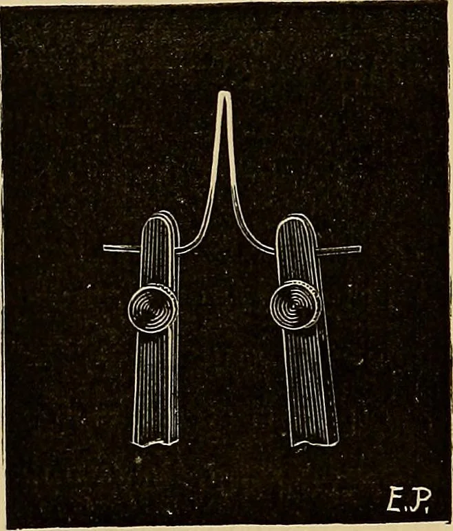 An illustration from Recherches sur l'électricité, 1883, leaf 127