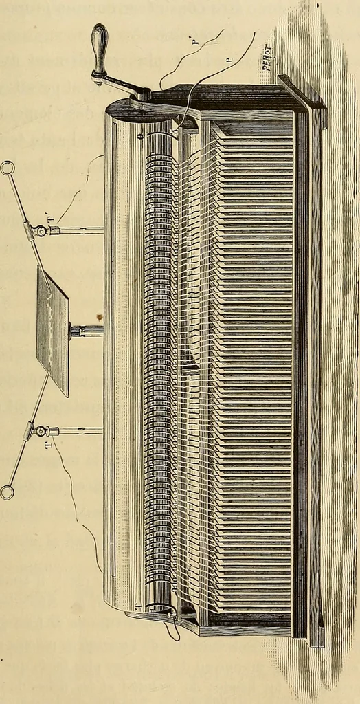 An illustration from Recherches sur l'électricité, 1883, leaf 278