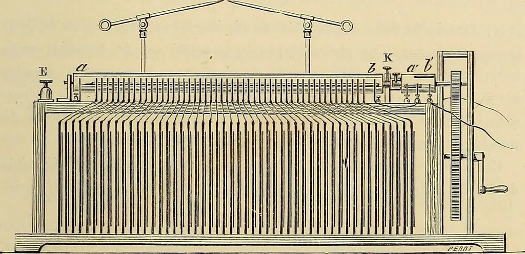 An illustration from Recherches sur l'électricité, 1883, leaf 302