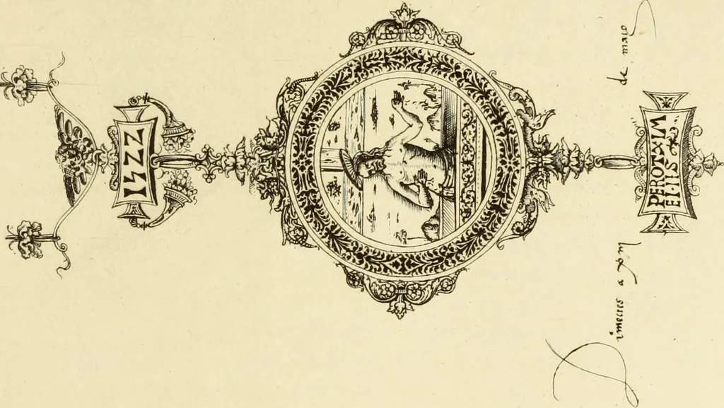 An illustration from Recherches sur l'orfèvrerie en Espagne au moyen âge et à la renaissance; documents inédits tirés des archives espagnoles, 1879, leaf 210