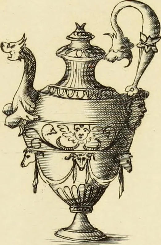 An illustration from Recherches sur l'orfèvrerie en Espagne au moyen âge et à la renaissance; documents inédits tirés des archives espagnoles, 1879, leaf 242