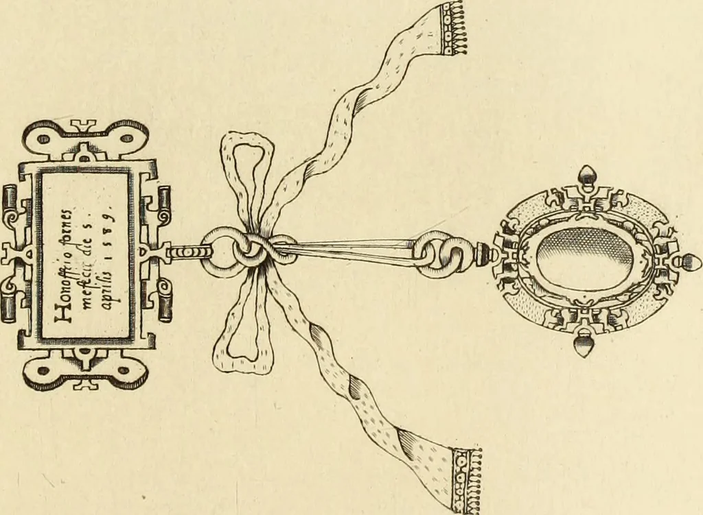 An illustration from Recherches sur l'orfèvrerie en Espagne au moyen âge et à la renaissance; documents inédits tirés des archives espagnoles, 1879, leaf 288