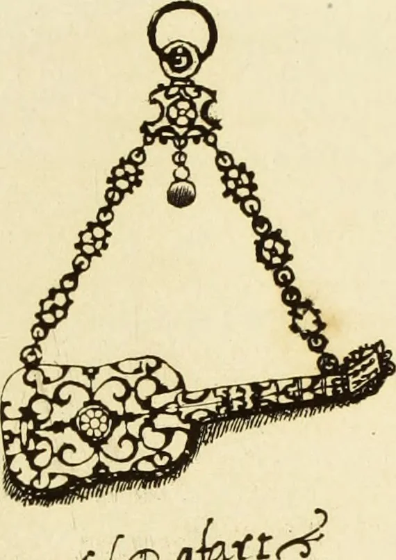 An illustration from Recherches sur l'orfèvrerie en Espagne au moyen âge et à la renaissance; documents inédits tirés des archives espagnoles, 1879, leaf 300