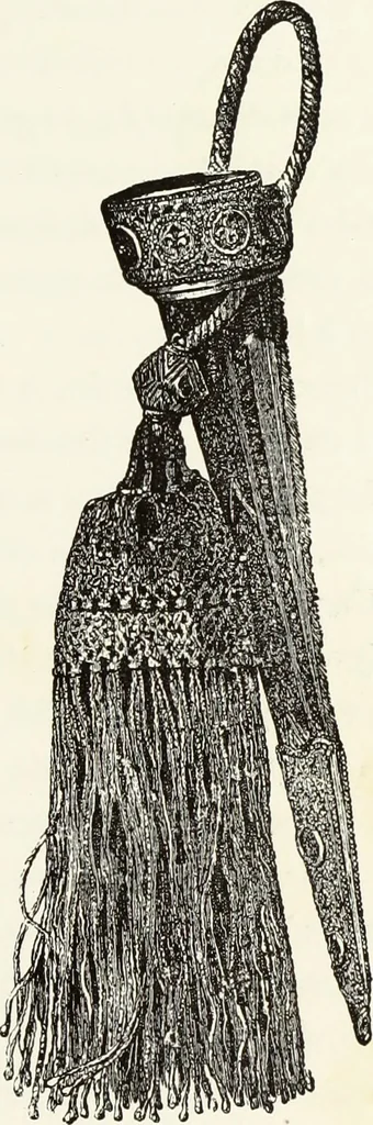 An illustration from Recherches sur l'orfèvrerie en Espagne au moyen âge et à la renaissance; documents inédits tirés des archives espagnoles, 1879, leaf 40