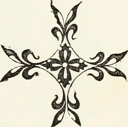 An illustration from Recherches sur l'orfèvrerie en Espagne au moyen âge et à la renaissance; documents inédits tirés des archives espagnoles, 1879, leaf 46