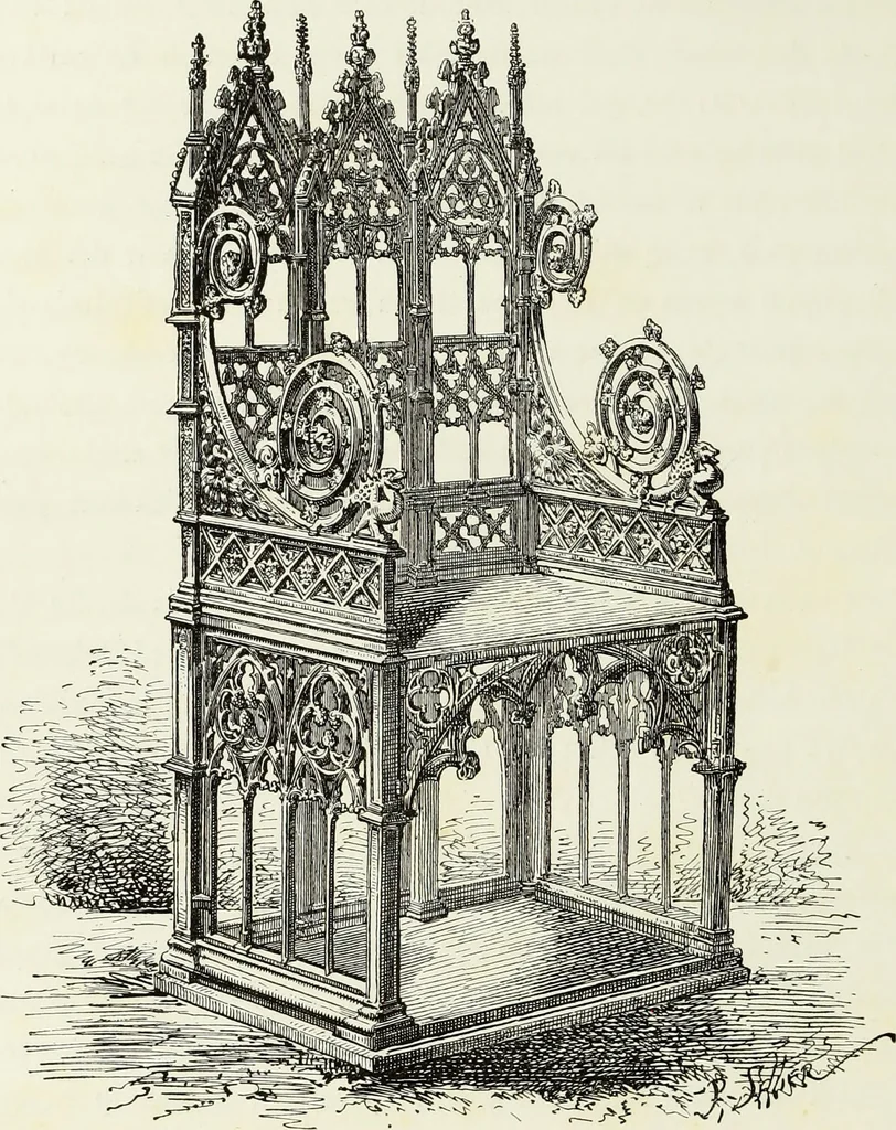 An illustration from Recherches sur l'orfèvrerie en Espagne au moyen âge et à la renaissance; documents inédits tirés des archives espagnoles, 1879, leaf 61