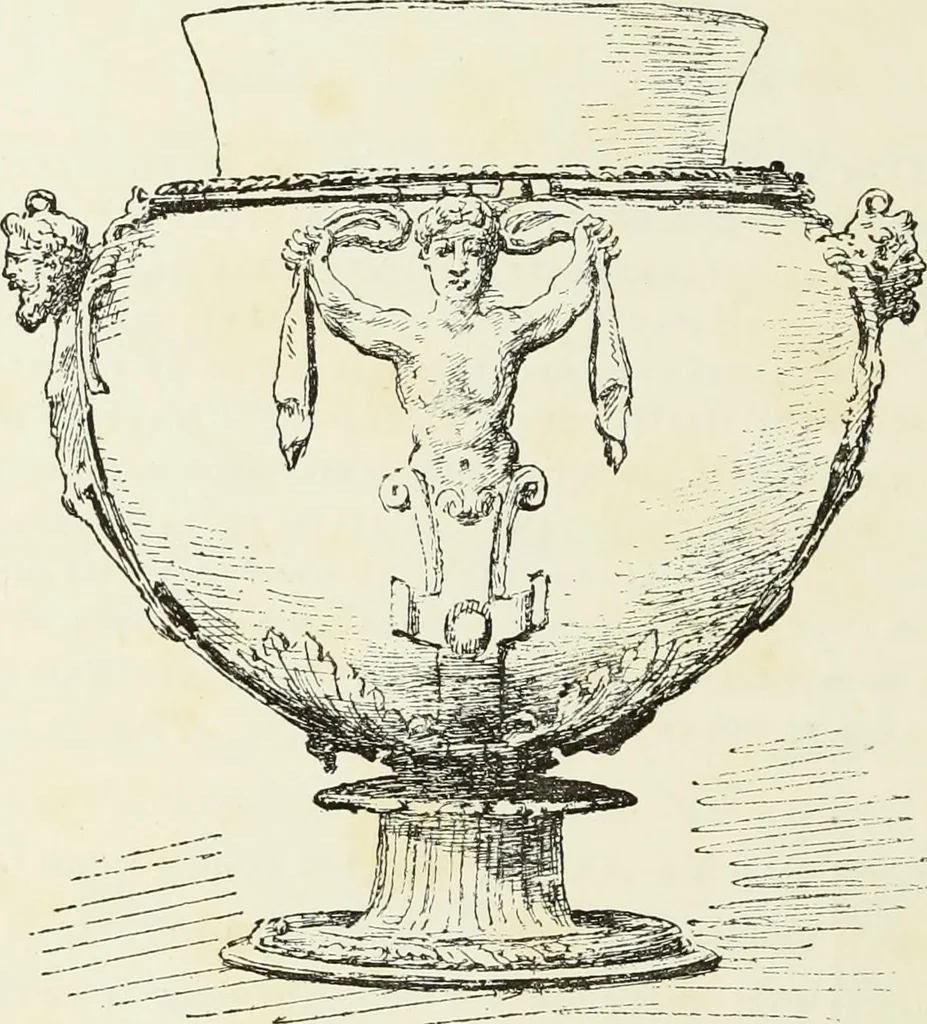 An illustration from Recherches sur l'orfèvrerie en Espagne au moyen âge et à la renaissance; documents inédits tirés des archives espagnoles, 1879, leaf 99