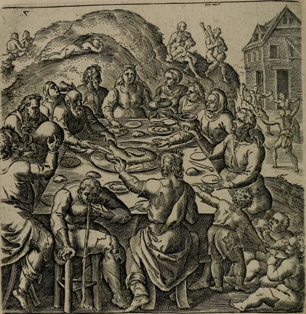 An illustration from Recht ghebruyck ende misbruyck van tydlicke have, 1620, leaf 21