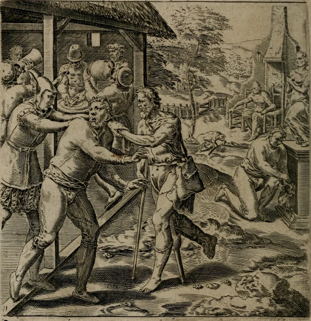 An illustration from Recht ghebruyck ende misbruyck van tydlicke have, 1620, leaf 29