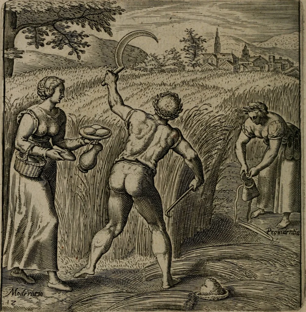 An illustration from Recht ghebruyck ende misbruyck van tydlicke have, 1620, leaf 31