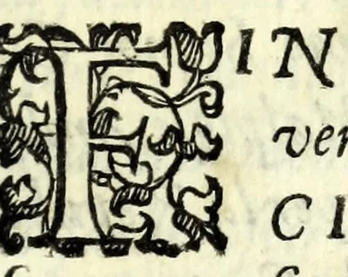 An illustration from Recinda : tragedia, 1609, leaf 7