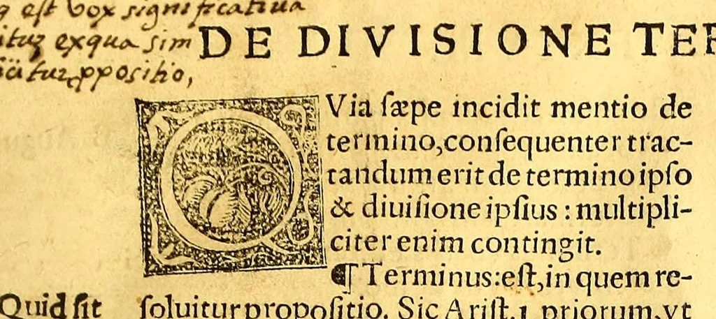 An illustration from Recognitio, summularum reuerendi Patris Illdephonsi a Vera Cruce Augustiniani ., 1554, leaf 23