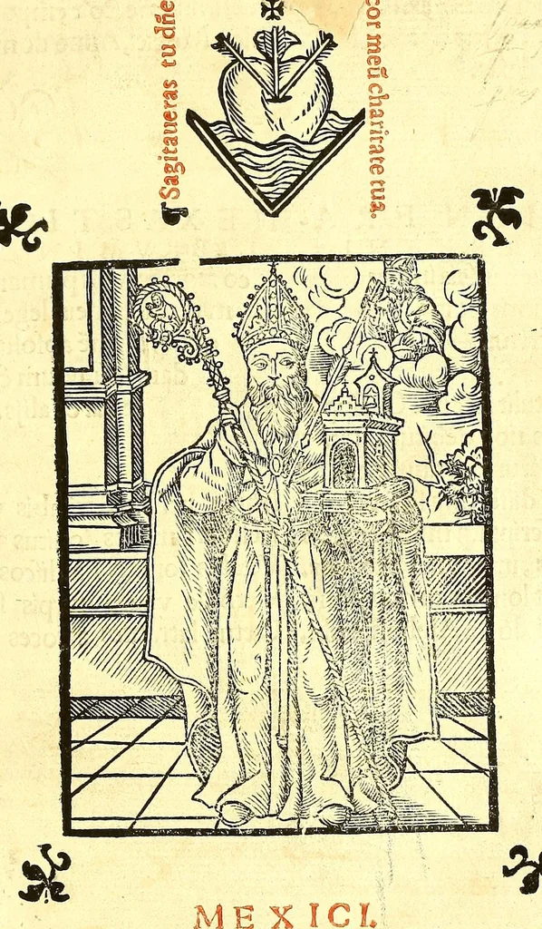 An illustration from Recognitio, summularum reuerendi Patris Illdephonsi a Vera Cruce Augustiniani ., 1554, leaf 5