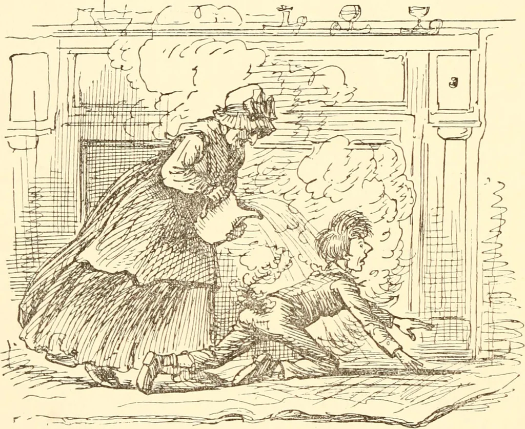 An illustration from Recollections of Auton House, 1909, leaf 23