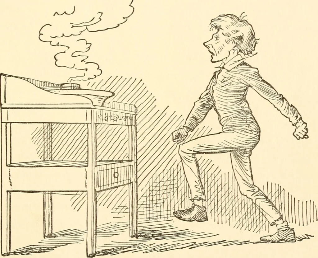 An illustration from Recollections of Auton House, 1909, leaf 28