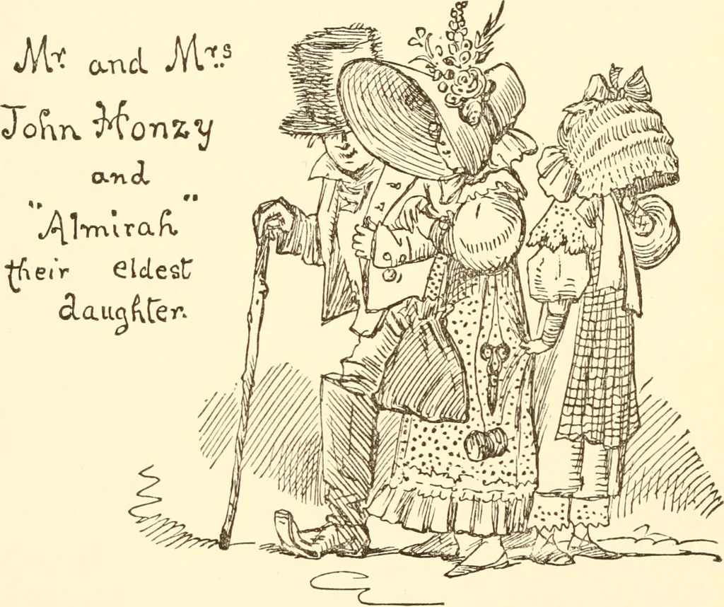 An illustration from Recollections of Auton House, 1909, leaf 43