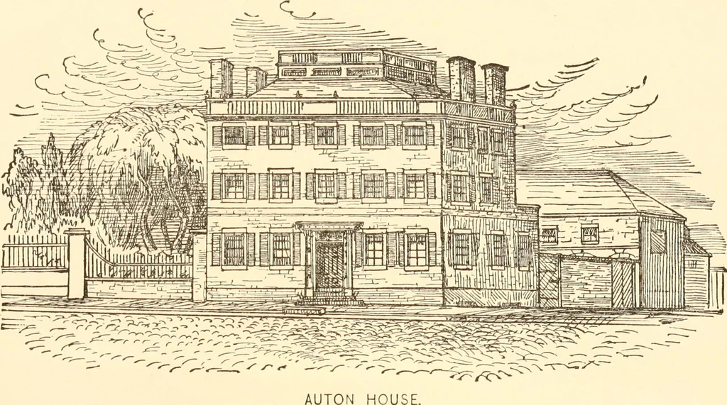 An illustration from Recollections of Auton House, 1909, leaf 5