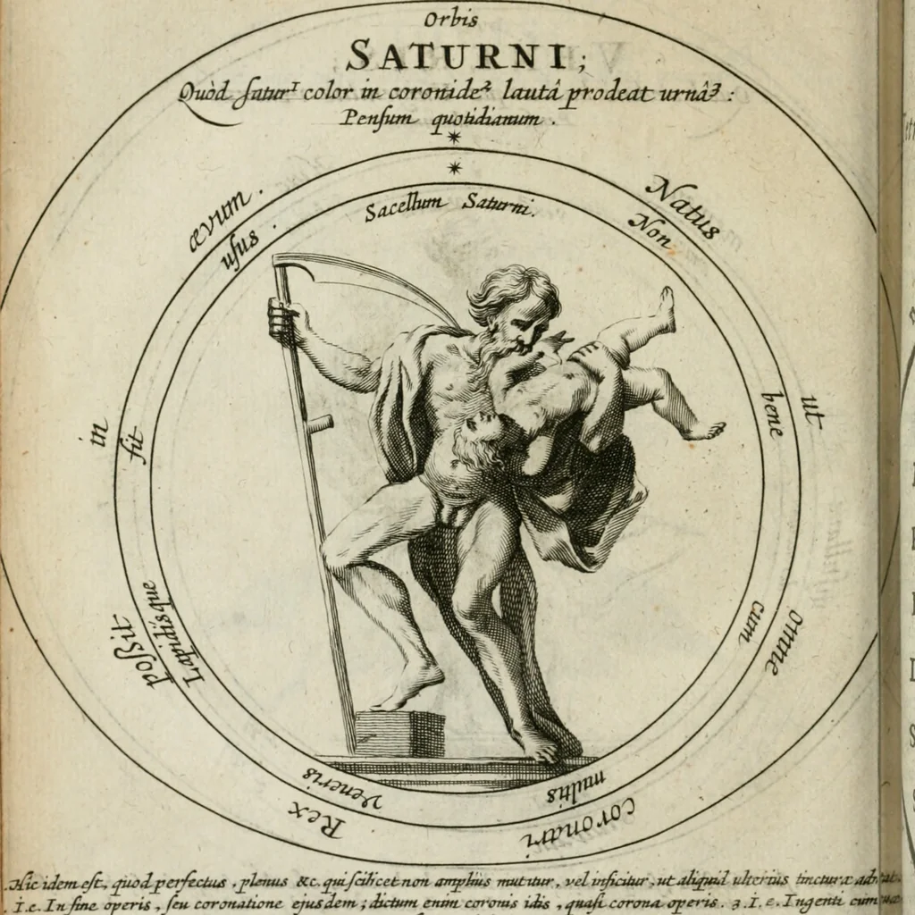An illustration from Reconditorium ac reclusorium opulentiae sapientiaeque numinis mundi magni, cui deditur in titulum Chymica vannus .., 1666, leaf 283