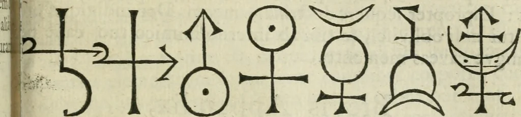 An illustration from Reconditorium ac reclusorium opulentiae sapientiaeque numinis mundi magni, cui deditur in titulum Chymica vannus .., 1666, leaf 360