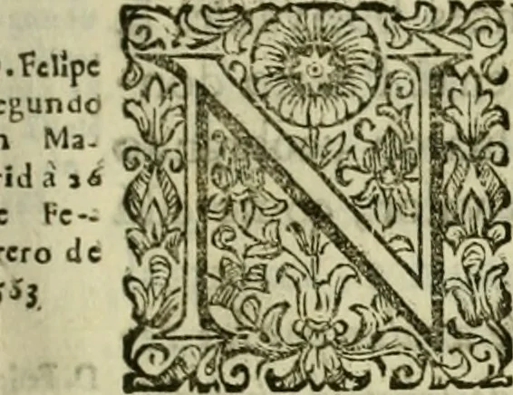 An illustration from Recopilacion de leyes de los reynos de las Indias : mandadas imprimir, y publicar por la magestad catolica del rey don Carlos II, nuestro señor : va dividida en quatro tomos, con el indice general, y al principio de cada tomo el indice especial de los titulos, que contiene, 1681, leaf 174