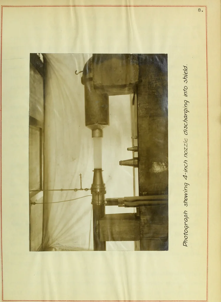 An illustration from A recording device for indicating (a) the flow of water in pipes, (b) the speed of boats, 1909, leaf 24