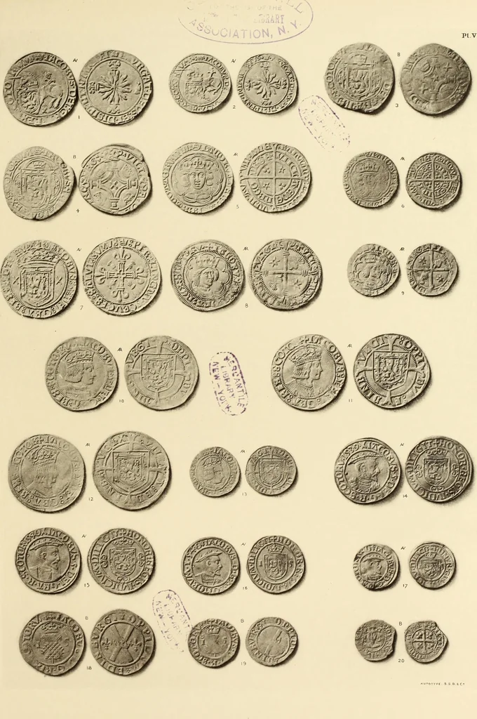 An illustration from Records of the coinage of Scotland : from the earliest period to the union, 1876, leaf 390