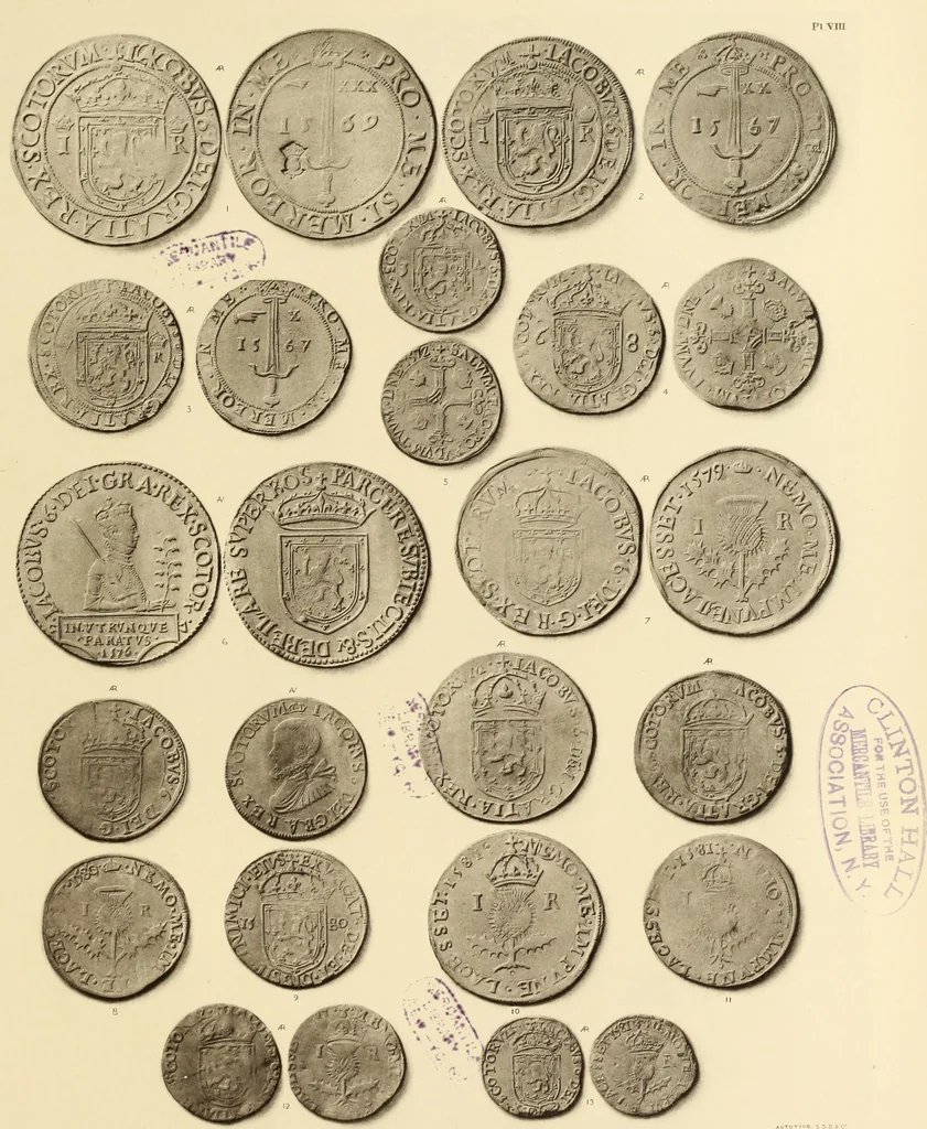 An illustration from Records of the coinage of Scotland : from the earliest period to the union, 1876, leaf 402
