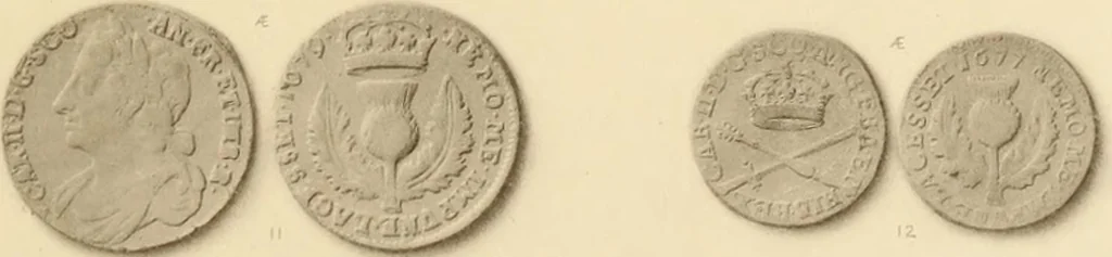 An illustration from Records of the coinage of Scotland : from the earliest period to the union, 1876, leaf 426