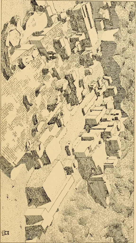An illustration from Records of the past, 1904, leaf 180