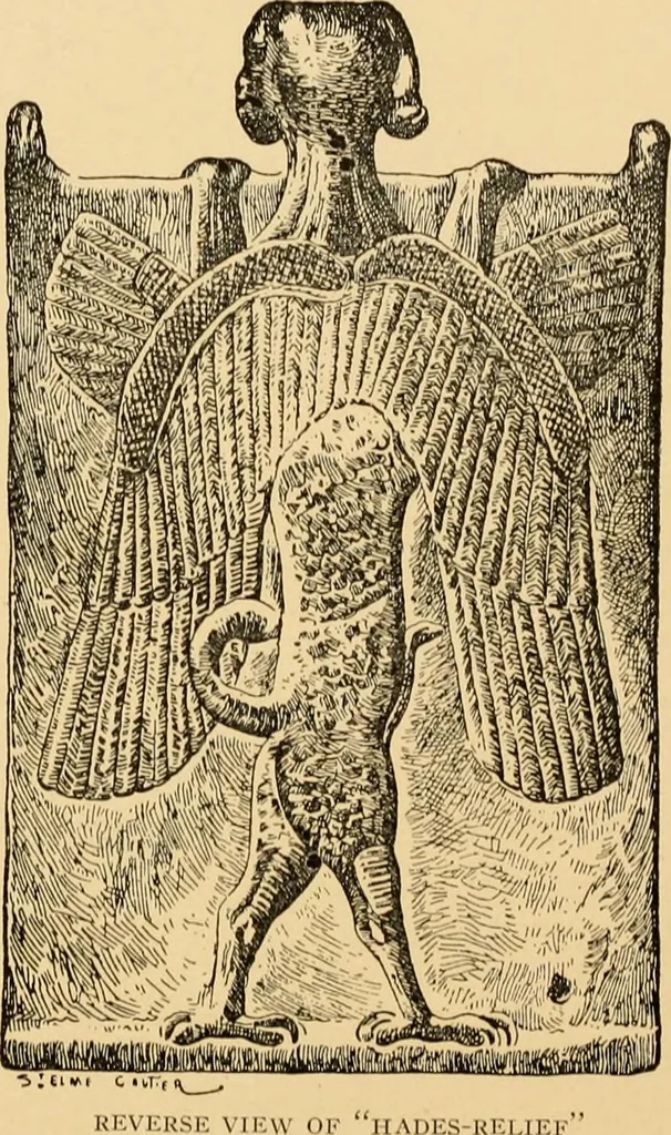 An illustration from Records of the past, 1904, leaf 182