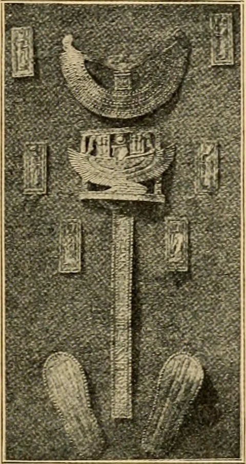 An illustration from Records of the past, 1904, leaf 218