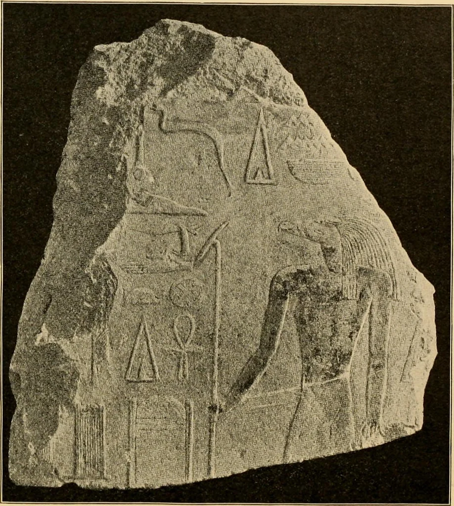 An illustration from Records of the past, 1904, leaf 220
