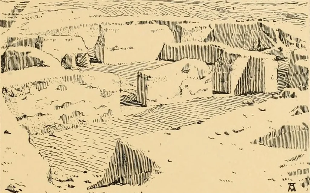 An illustration from Records of the past, 1904, leaf 252