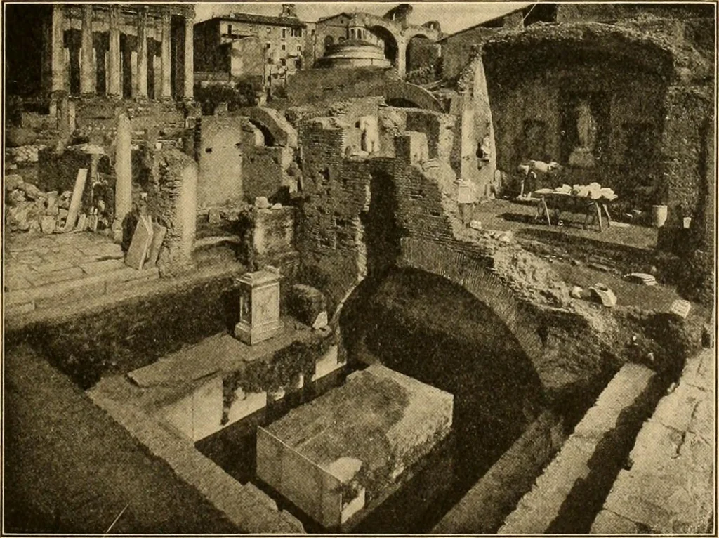 An illustration from Records of the past, 1904, leaf 322
