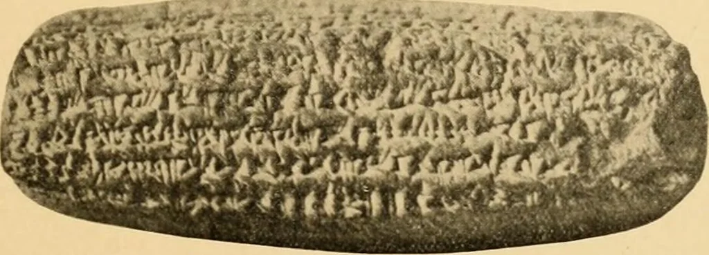 An illustration from Records of the past, 1904, leaf 382