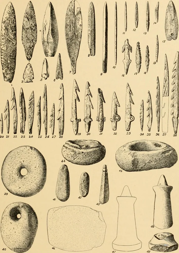 An illustration from Records of the past, 1904, leaf 98